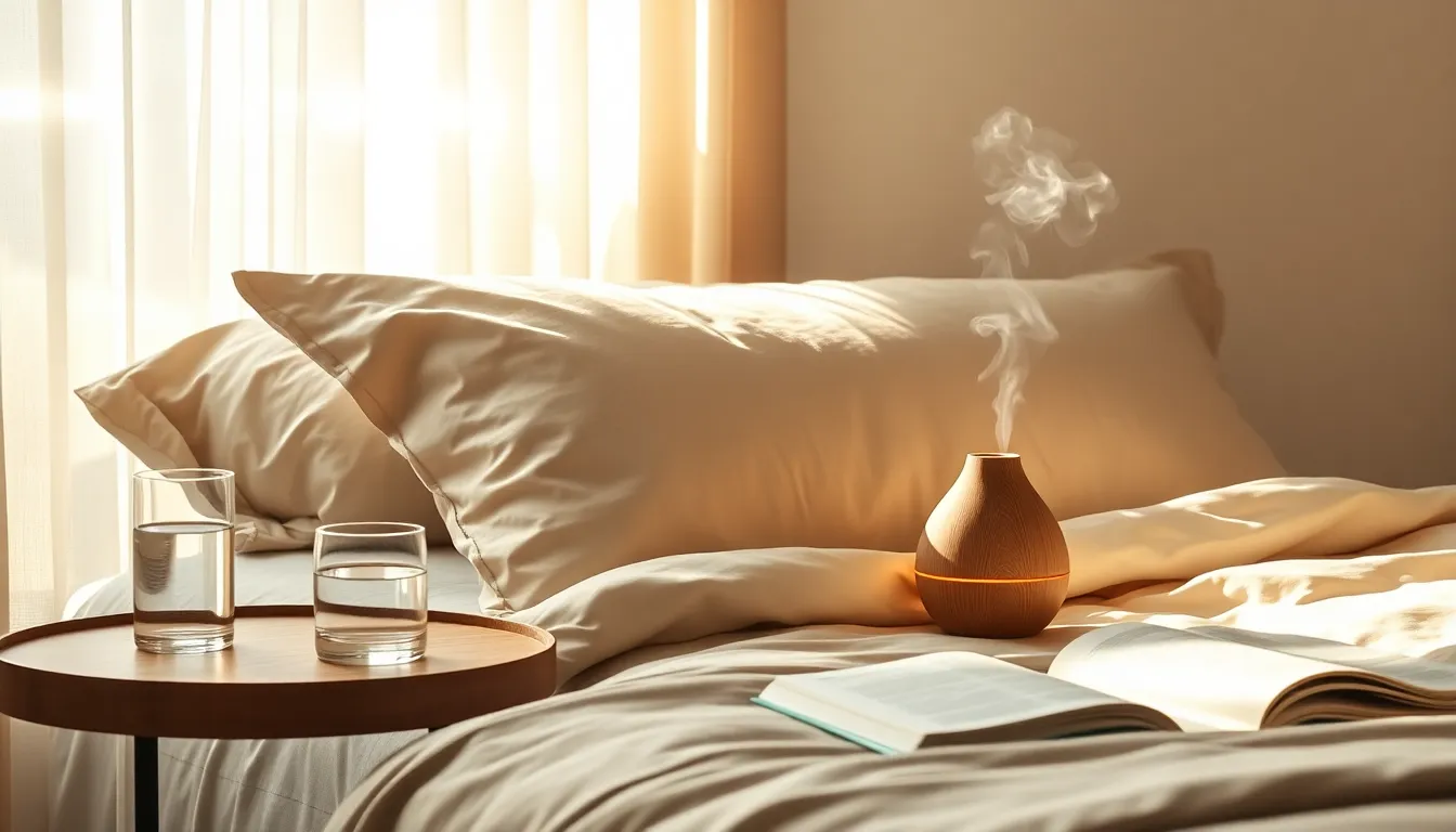 스마트 수면 환경을 조성하는 이미지