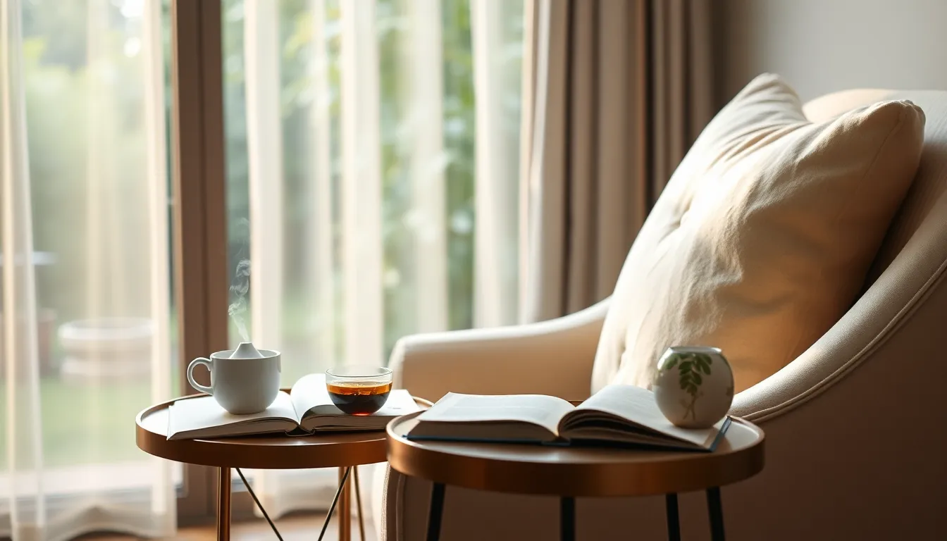 휴식과 웰빙을 위한 명상 이미지