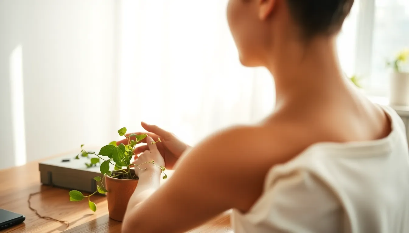 미래형 웰빙 라이프를 즐기는 사람들의 모습